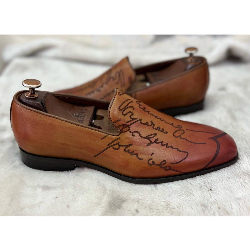 Signature Loafers Tan - Hand Patina