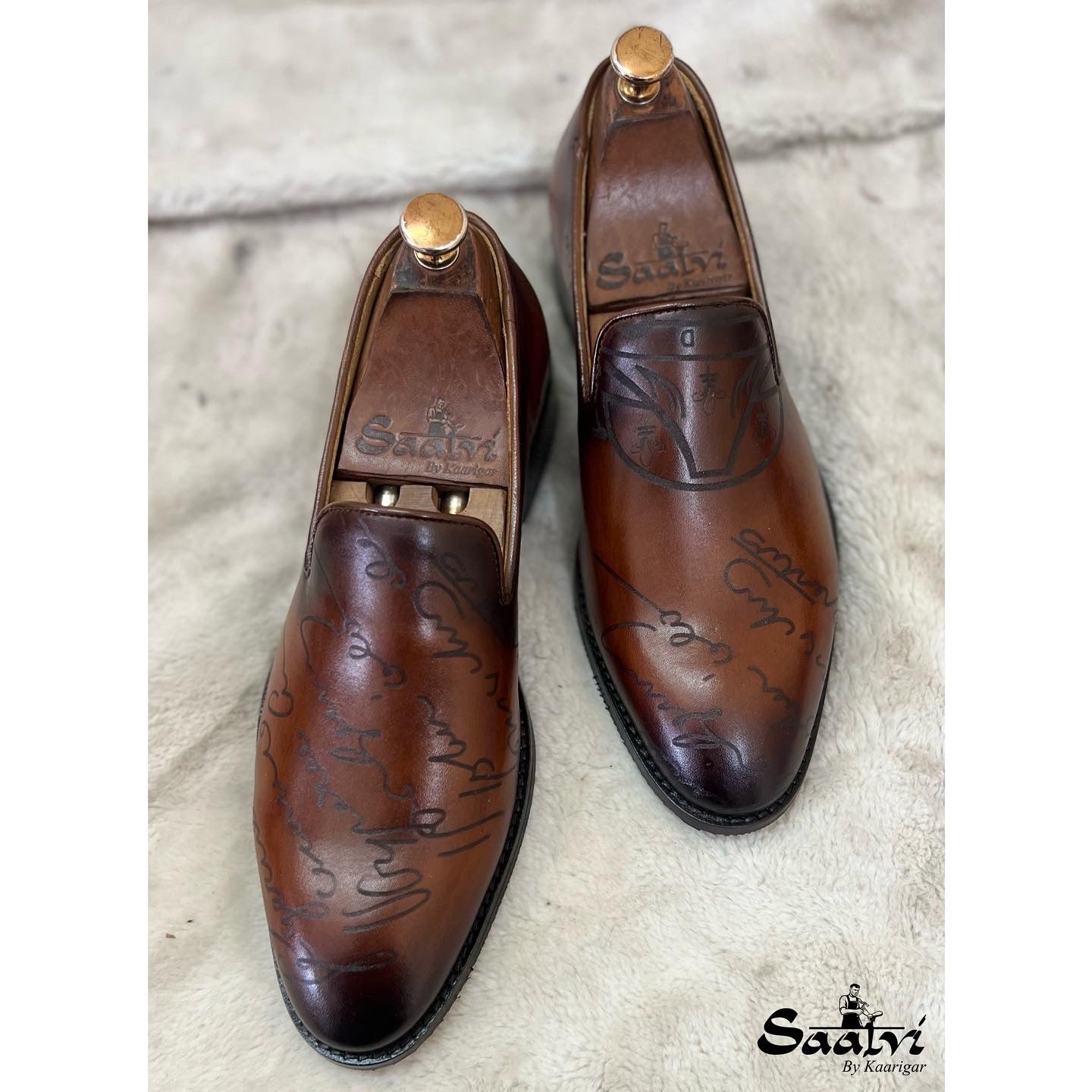 Signature Loafers Cognac