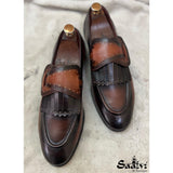 Butterfly Loafers Tan - Hand Patina