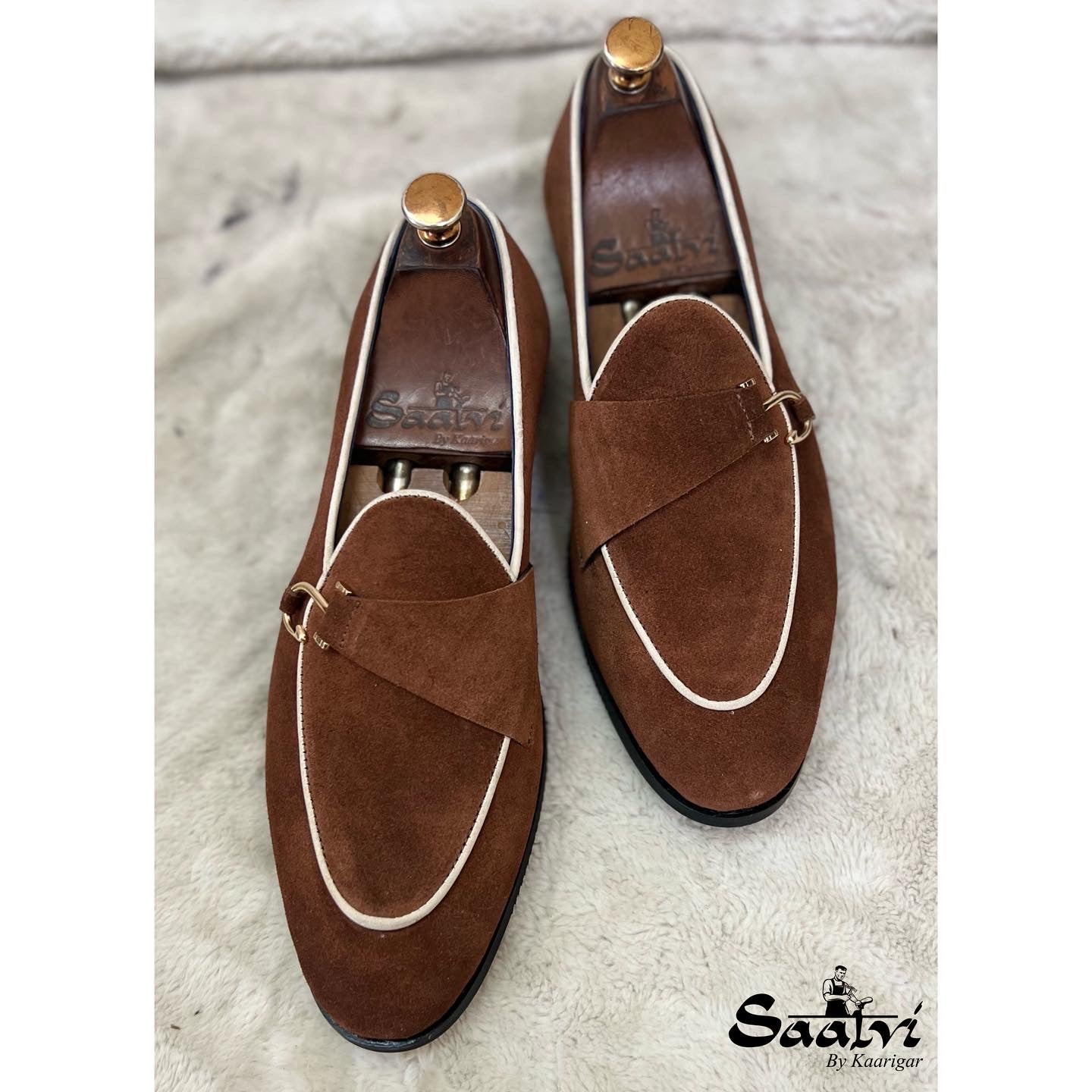 Belgian Loafers Brown Suede Moritz