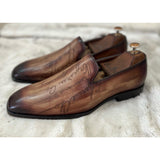Signature Loafers Tan Hand Finished
