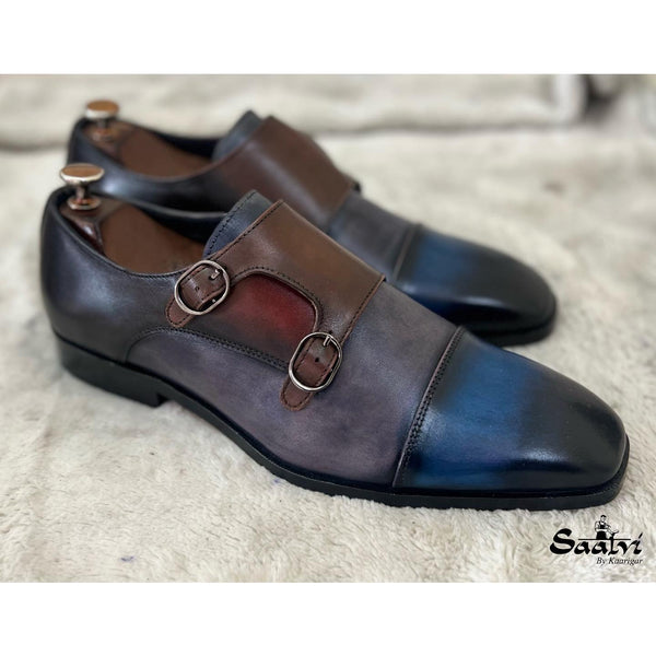 Double Monk Strap - Hand Patina