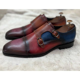 Double Monk Strap Multi Hand Finished