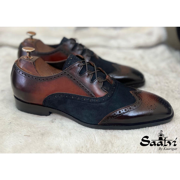 Criss Cross Oxfords | Hand Patina