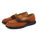 Lightweight Belgian Loafers With Saddle
