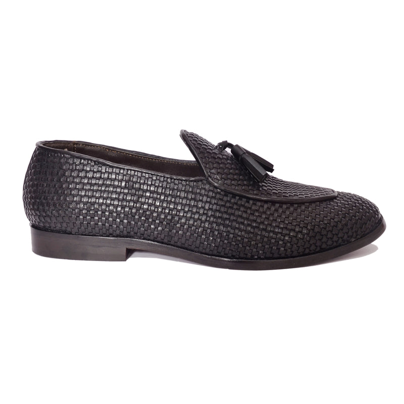 Belgian Loafers With Tassles - b