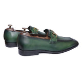 Green Patina Loafers