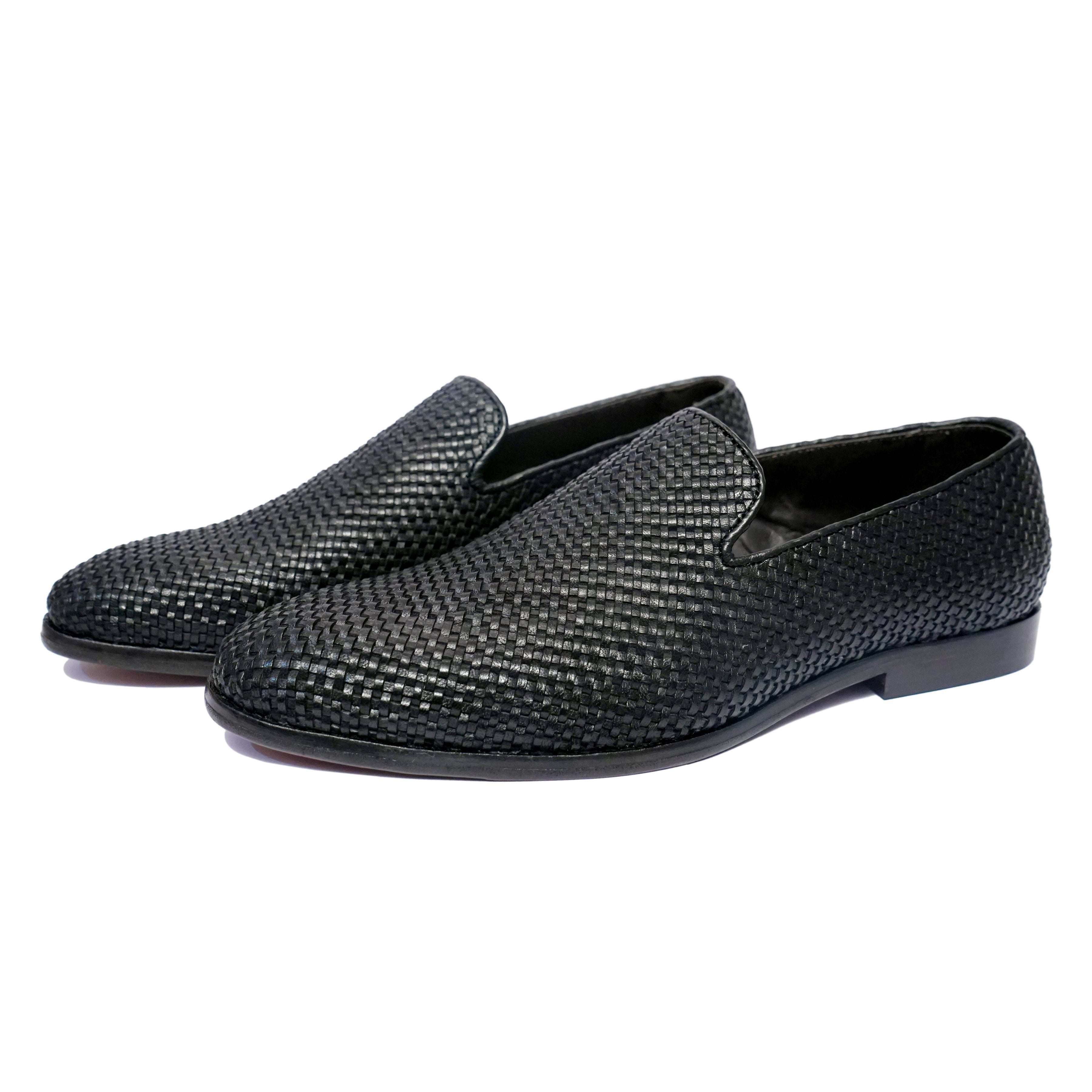 Weave Slipons Blk