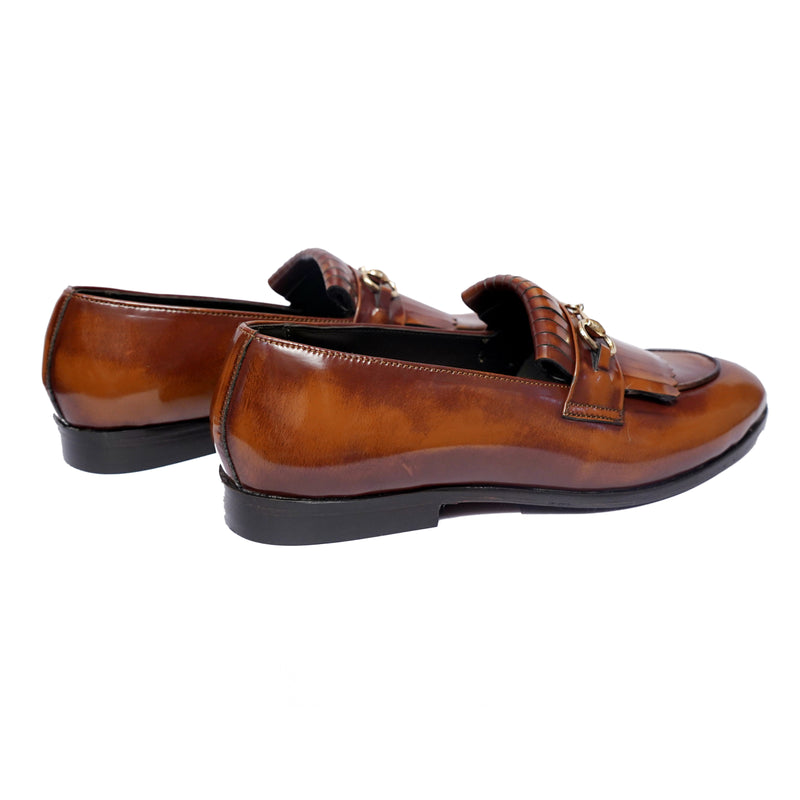 Horsebit Loafers With Fringes - bb