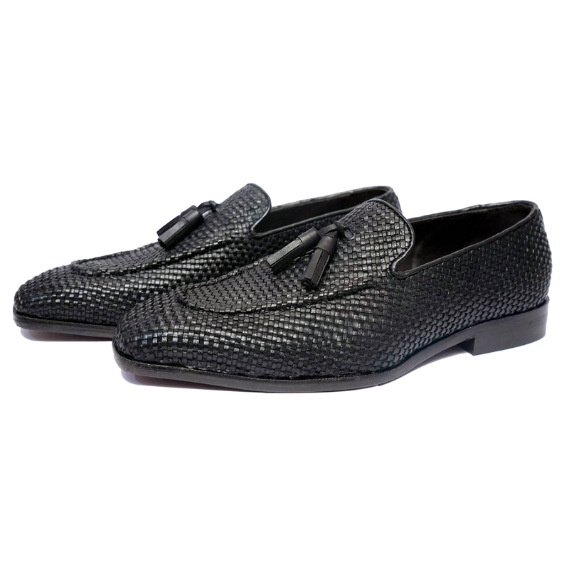 Tassel Loafers Black