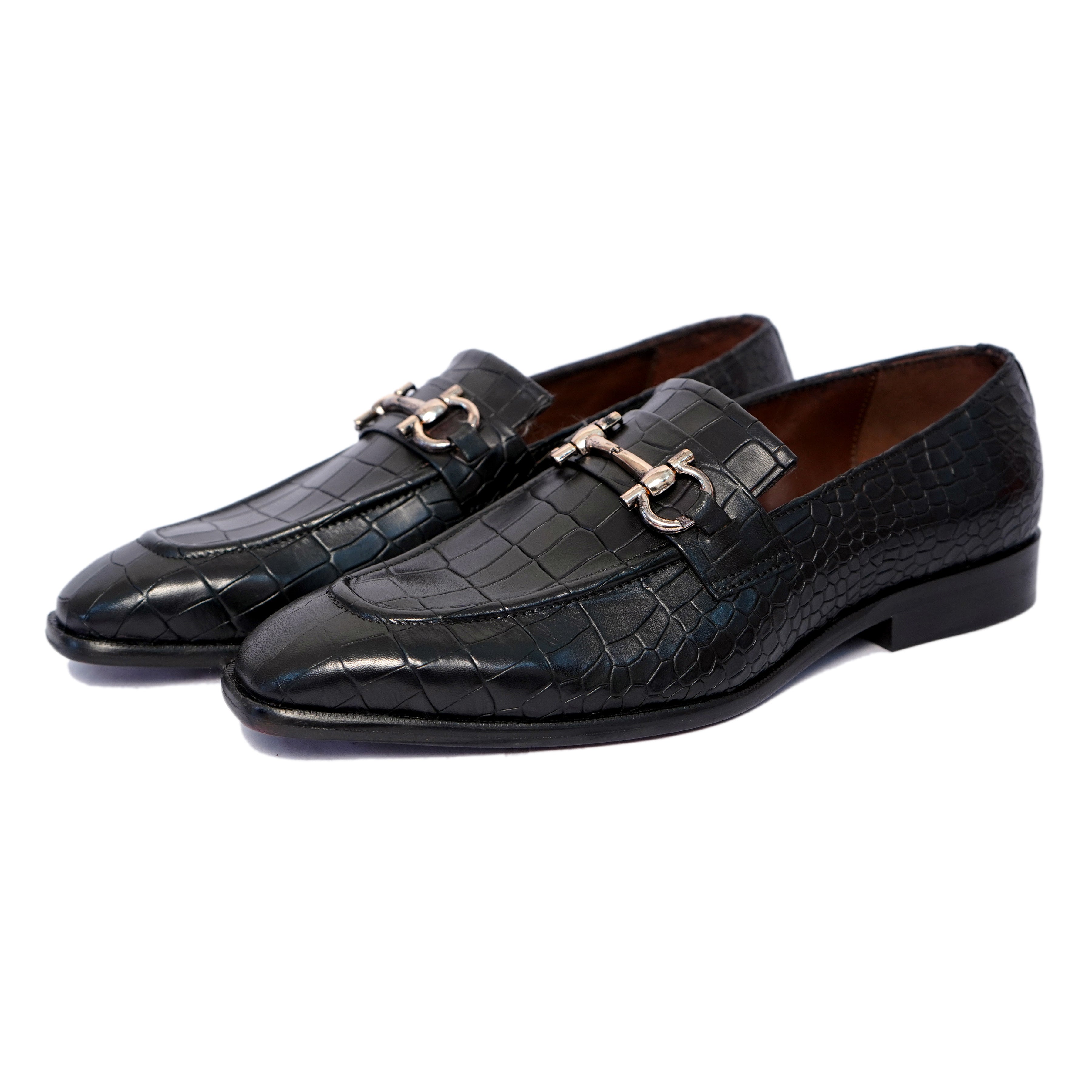 Horsebit Loafers Croco