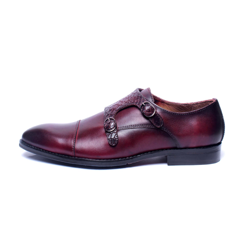 Twin Texture Double Monk Strap