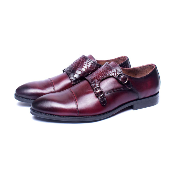Twin Texture Double Monk Strap