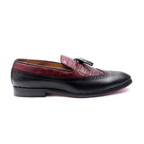 Wingtip Loafers With Tassels
