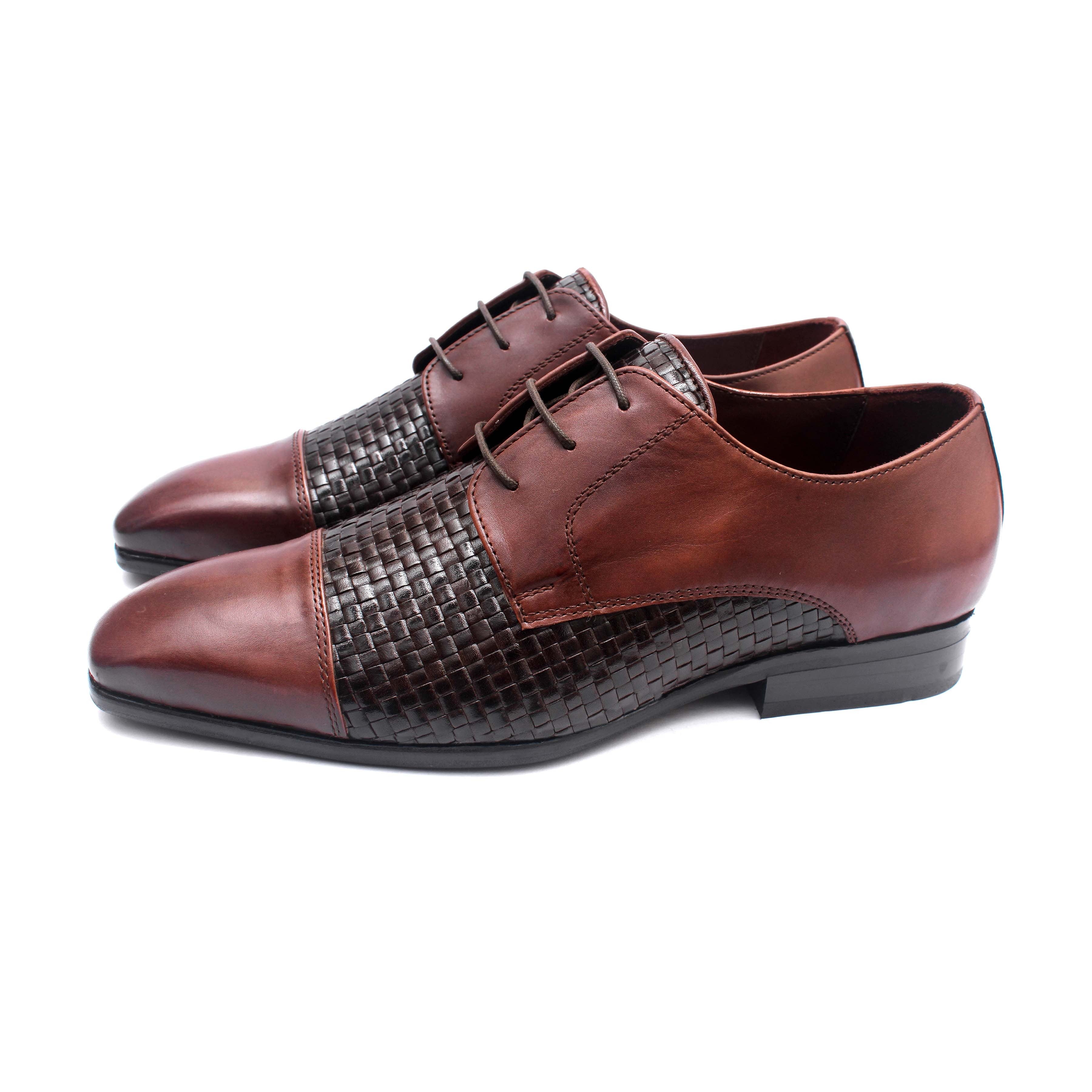 Captoe Woven Vamp Derby