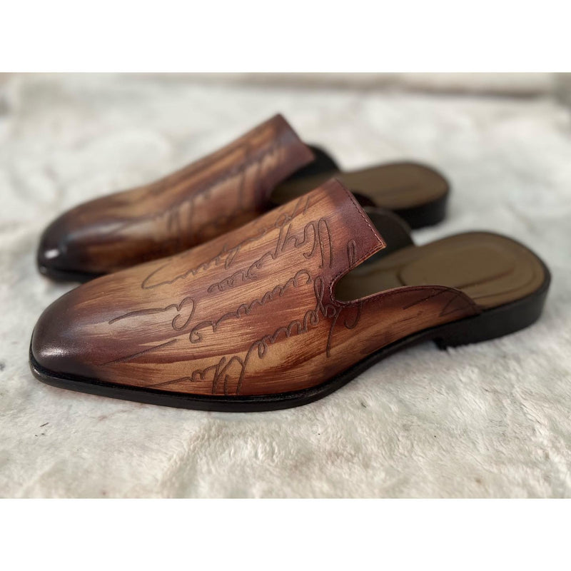Signature Mules Hand Finished