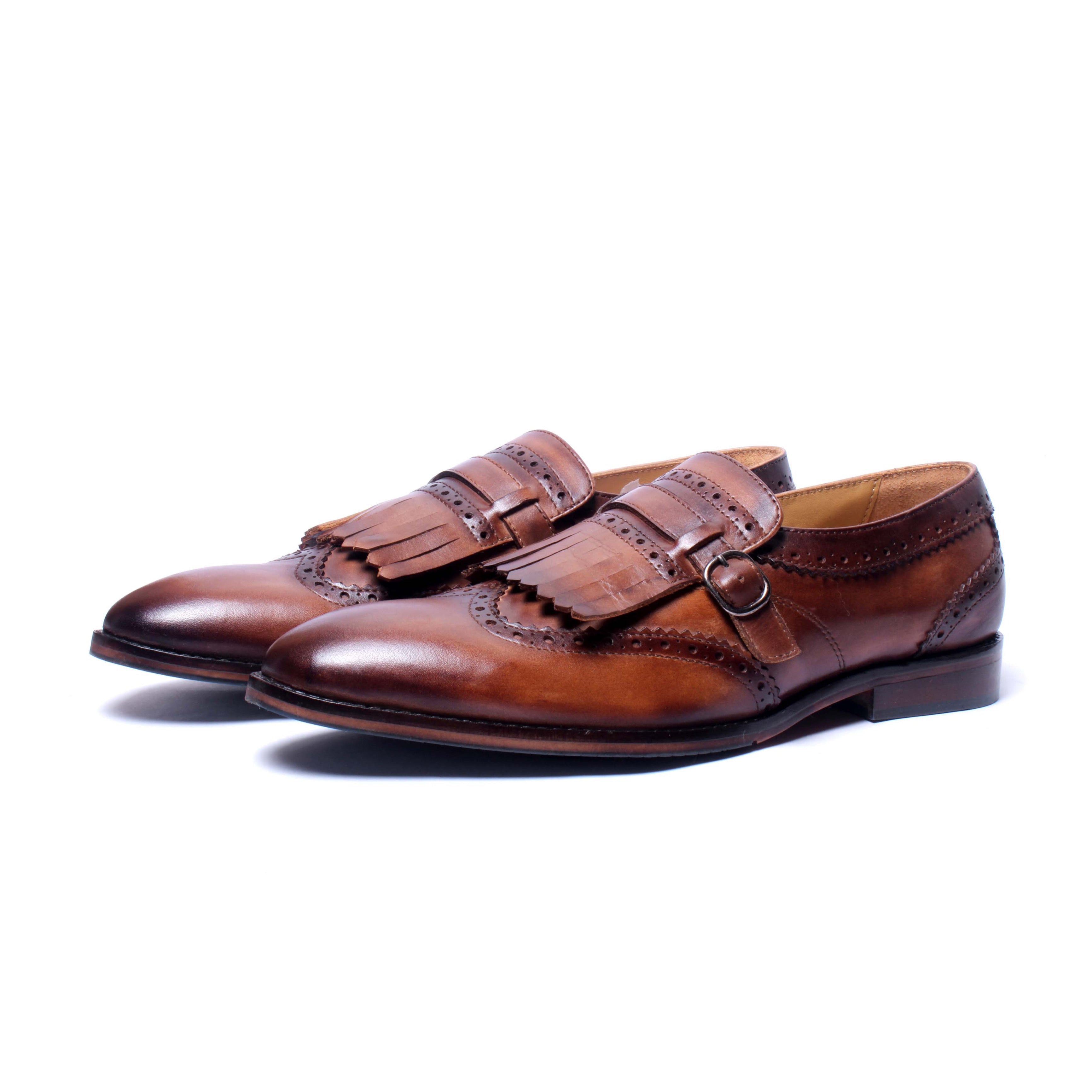 Wingcap Monk Loafers - HP