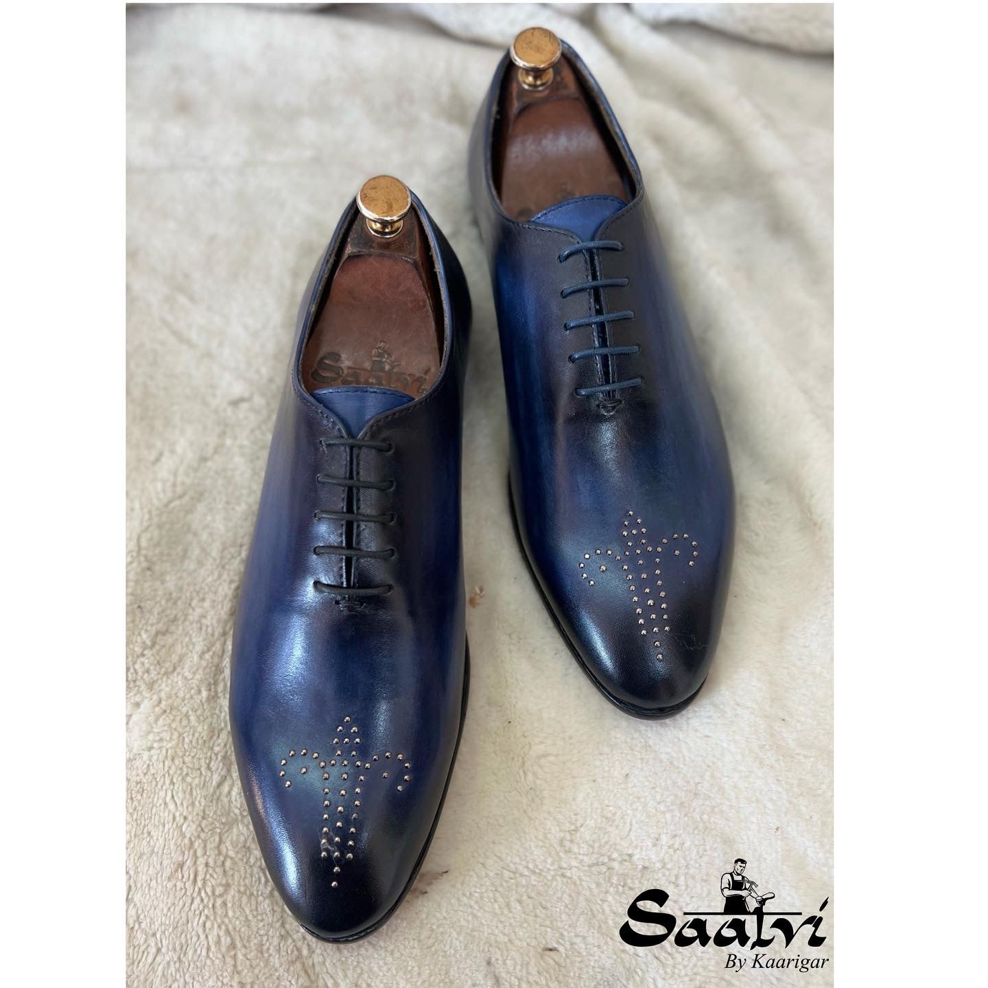 Wholecut Oxfords Blue Hp