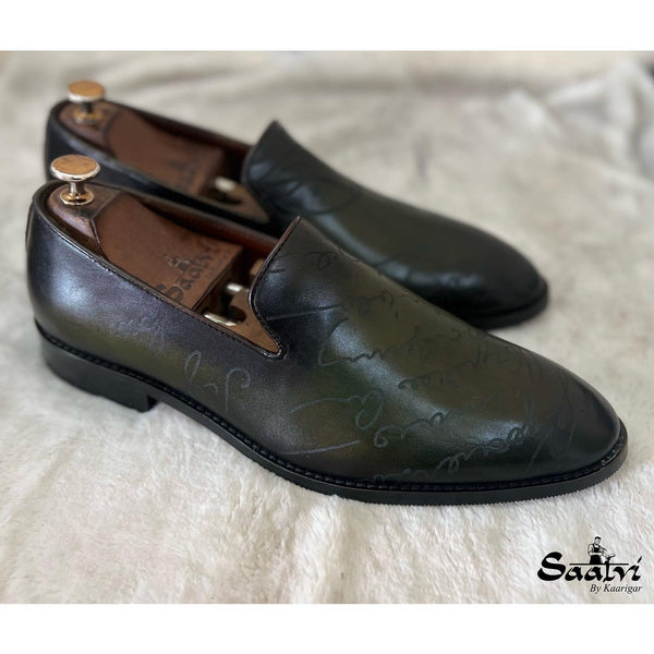 Signature Loafers Green