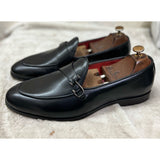 Blegian Loafers Black With Strap