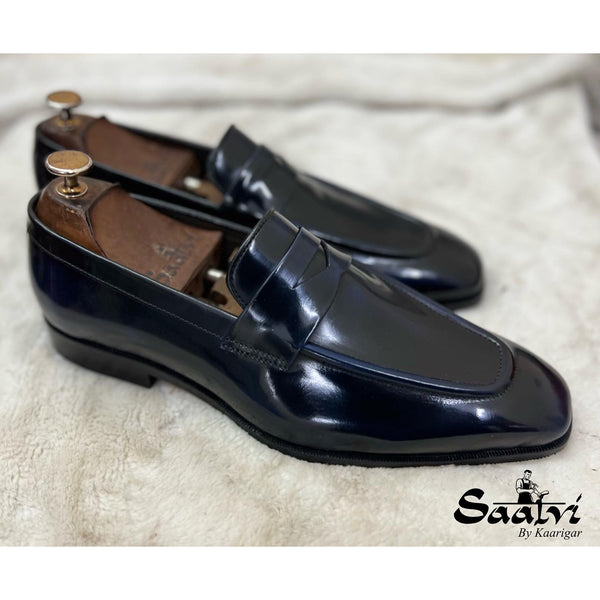 Penny Loafers Blue Brushoff