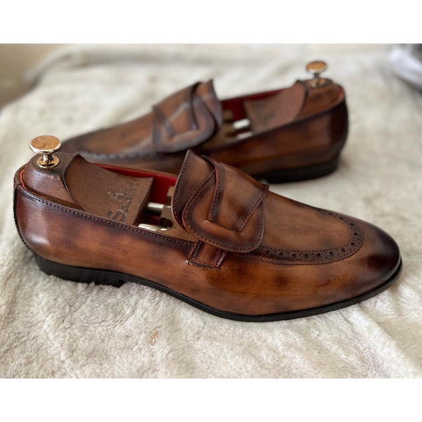 Butterfly Loafers With Hand Patina