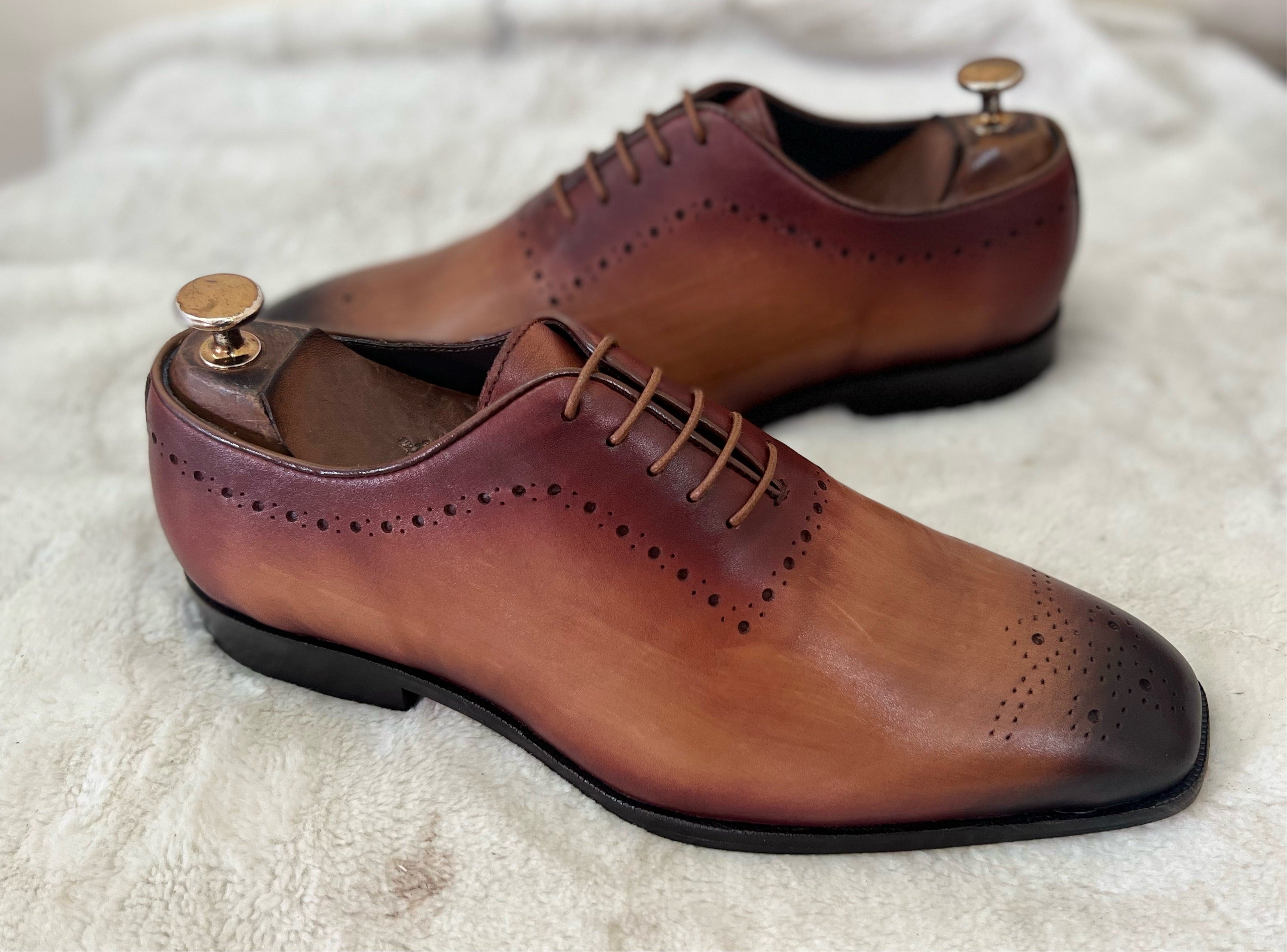 Hand Patina Oxfords