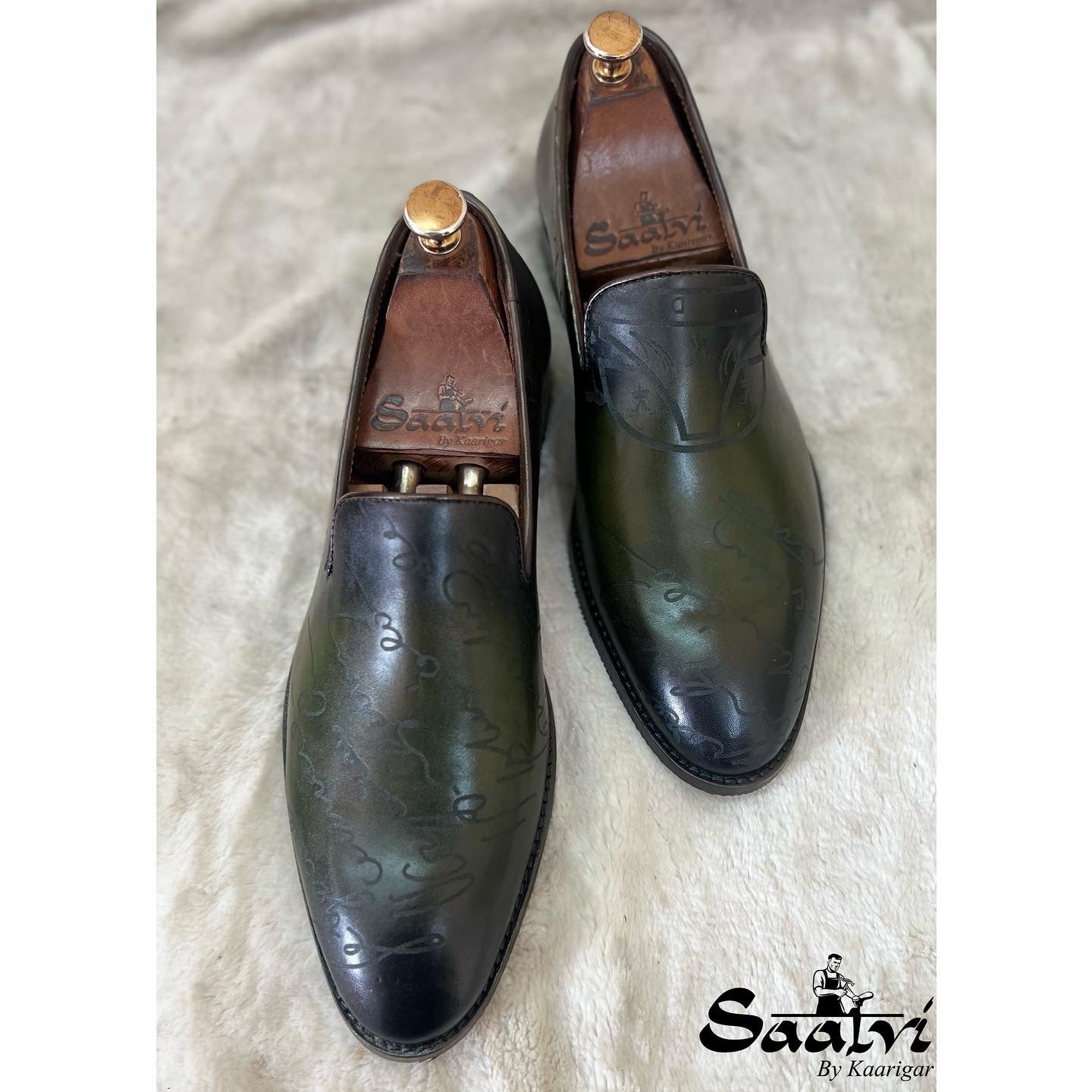 Signature Loafers Green