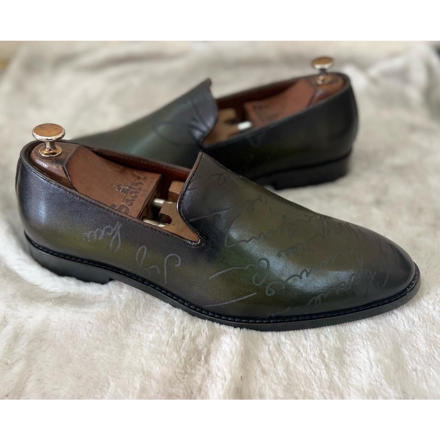 Signature Loafers Green