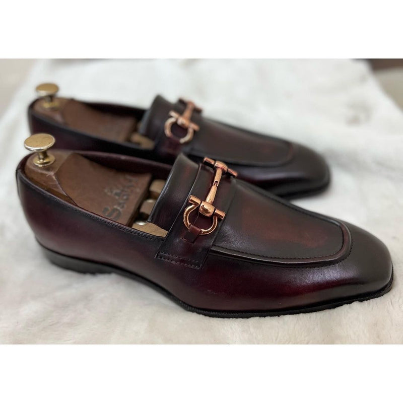 Bordo Patina Loafers