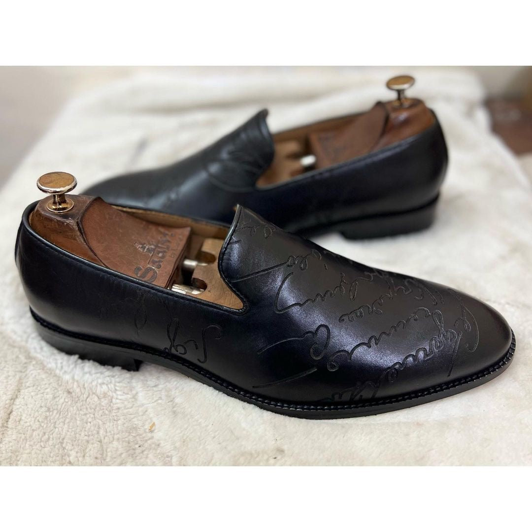 Black Signature Loafers