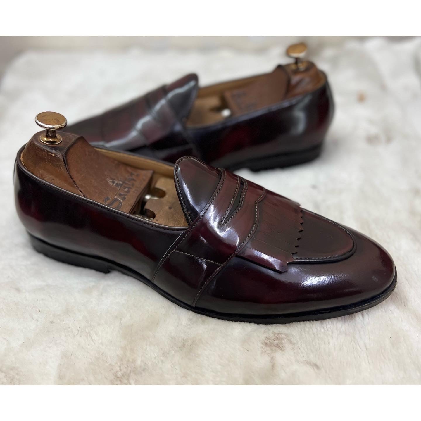 Penny Loafers With Fringes Brushoff