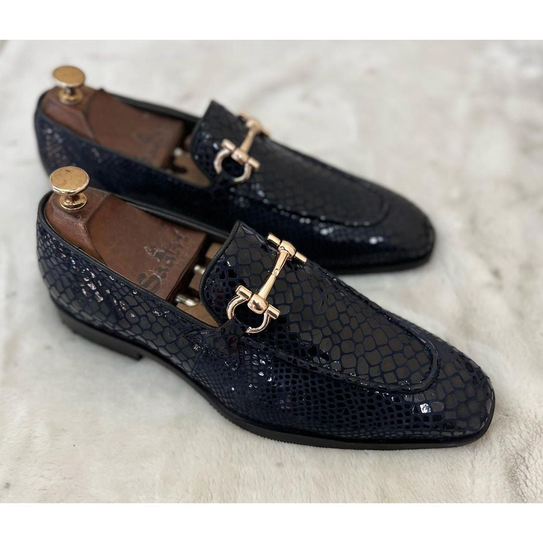 Snake Foil Loafers - Blue