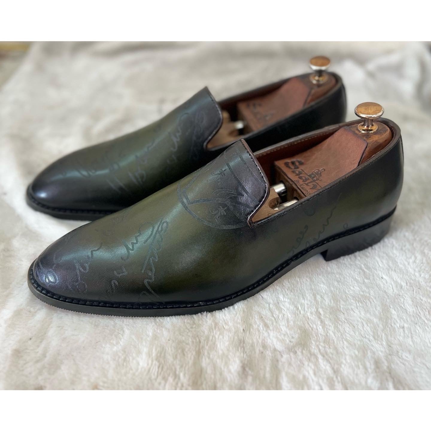 Signature Loafers Green