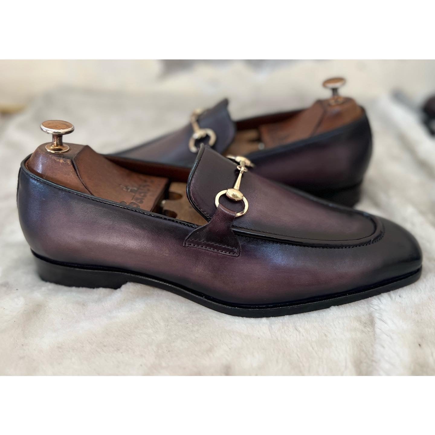 Horsebit Loafers Hand Patina