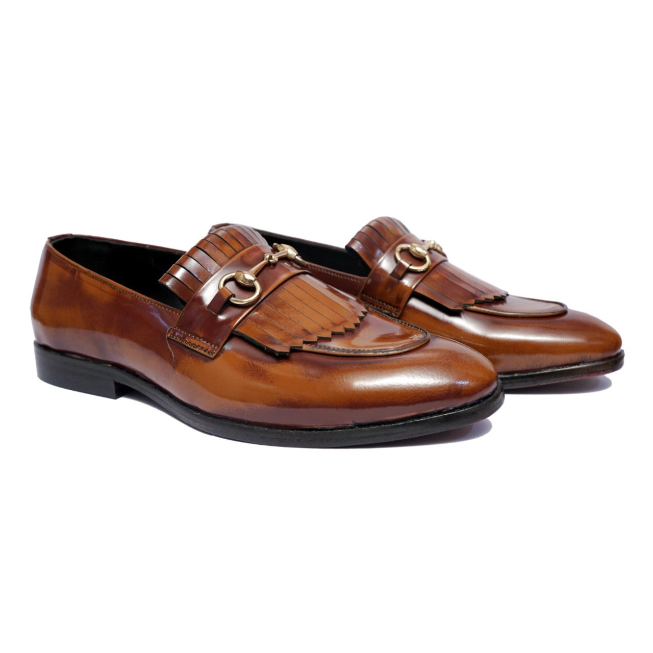 Horsebit Loafers With Fringes - bb