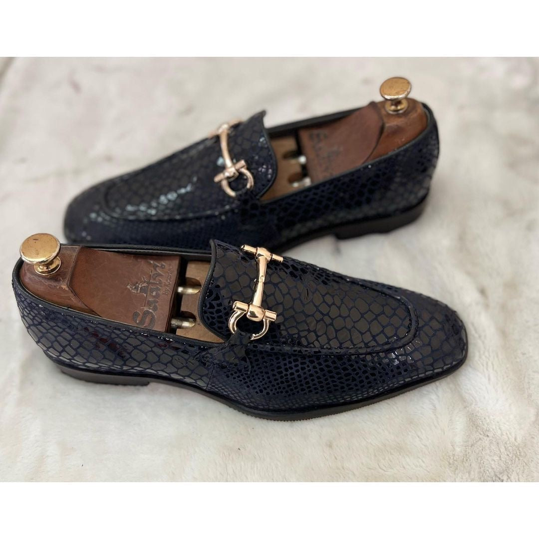 Snake Foil Loafers - Blue