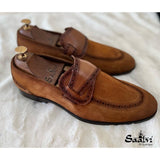 Suede Butterfly Loafers