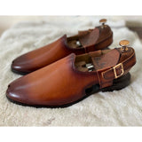 Open Toe Leather Peshawari Sandals