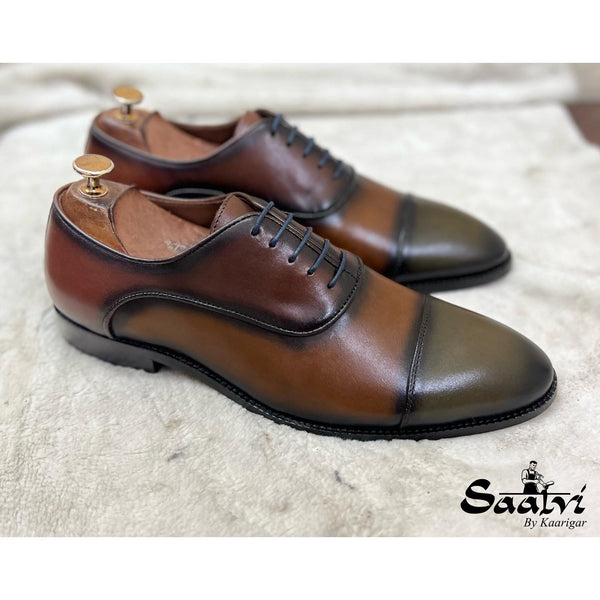 Multi Colour Oxfords Hand Finished