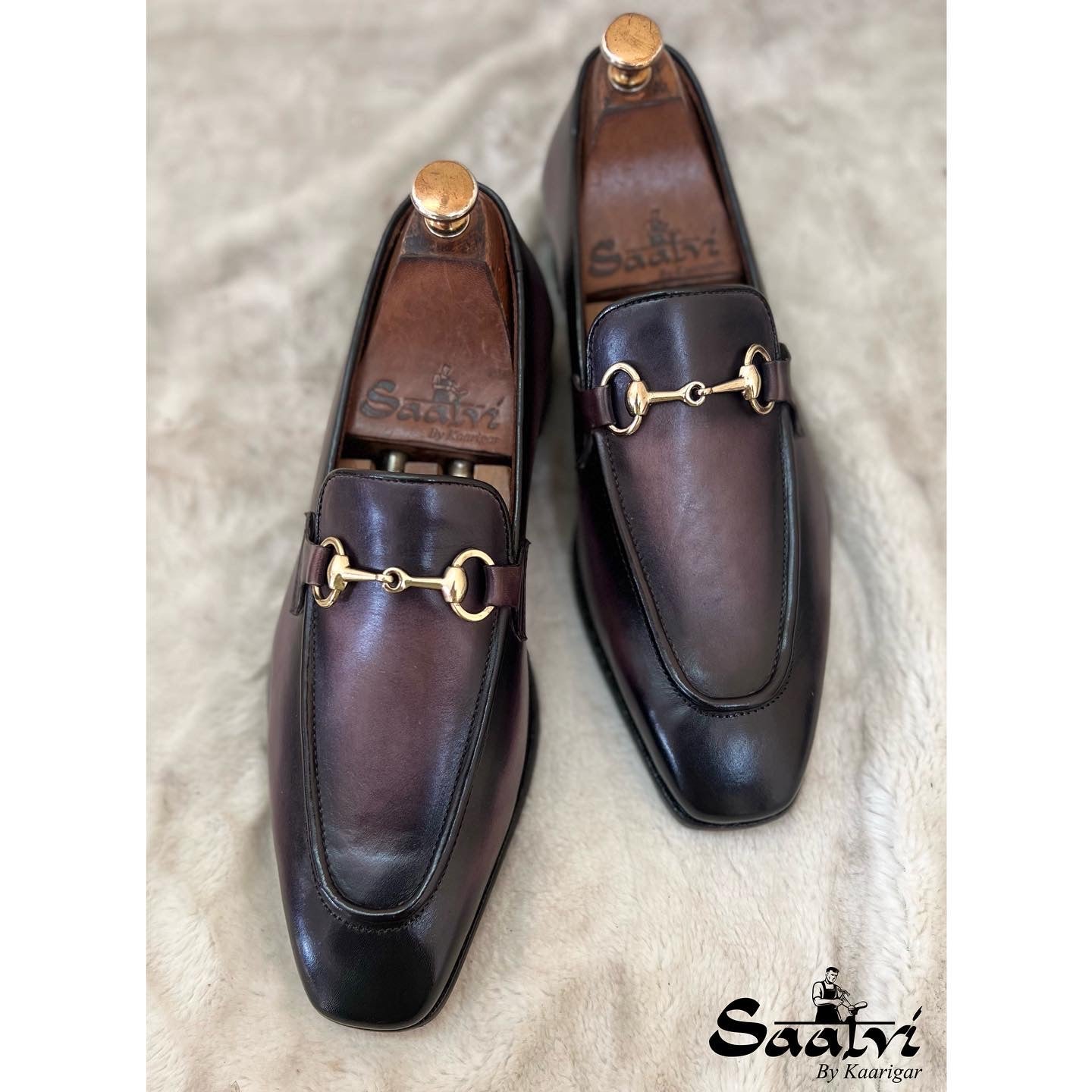 Horsebit Loafers Hand Patina