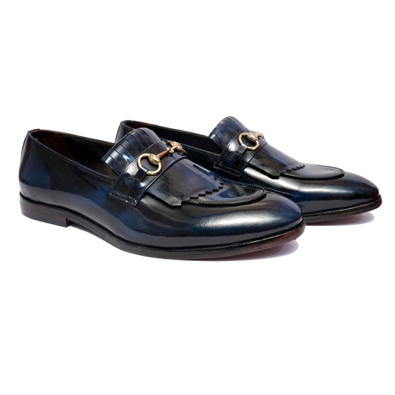 Horsebit Loafers With Fringes -bb