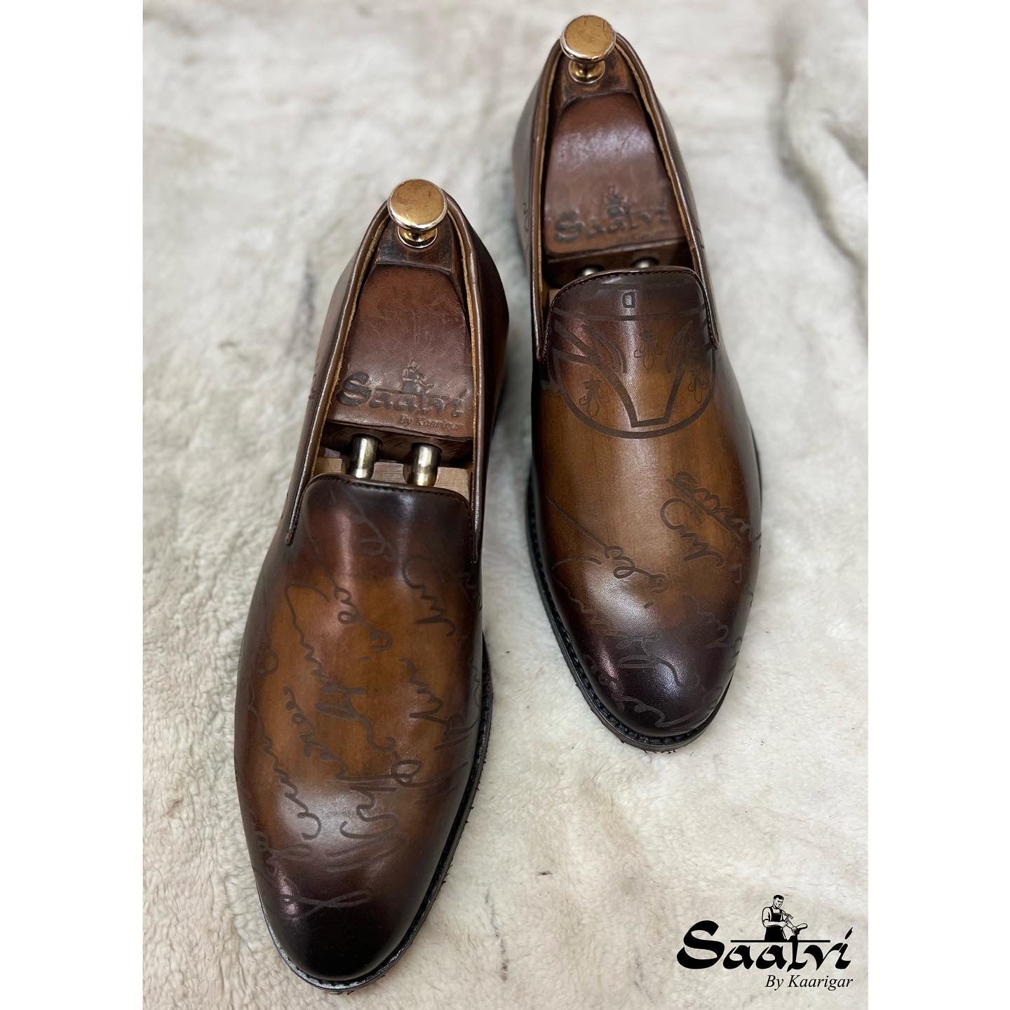 Siganture Loafers Tan Hand Patina