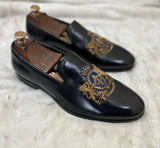 Royal Hand Zardosi Embroidery Slipons