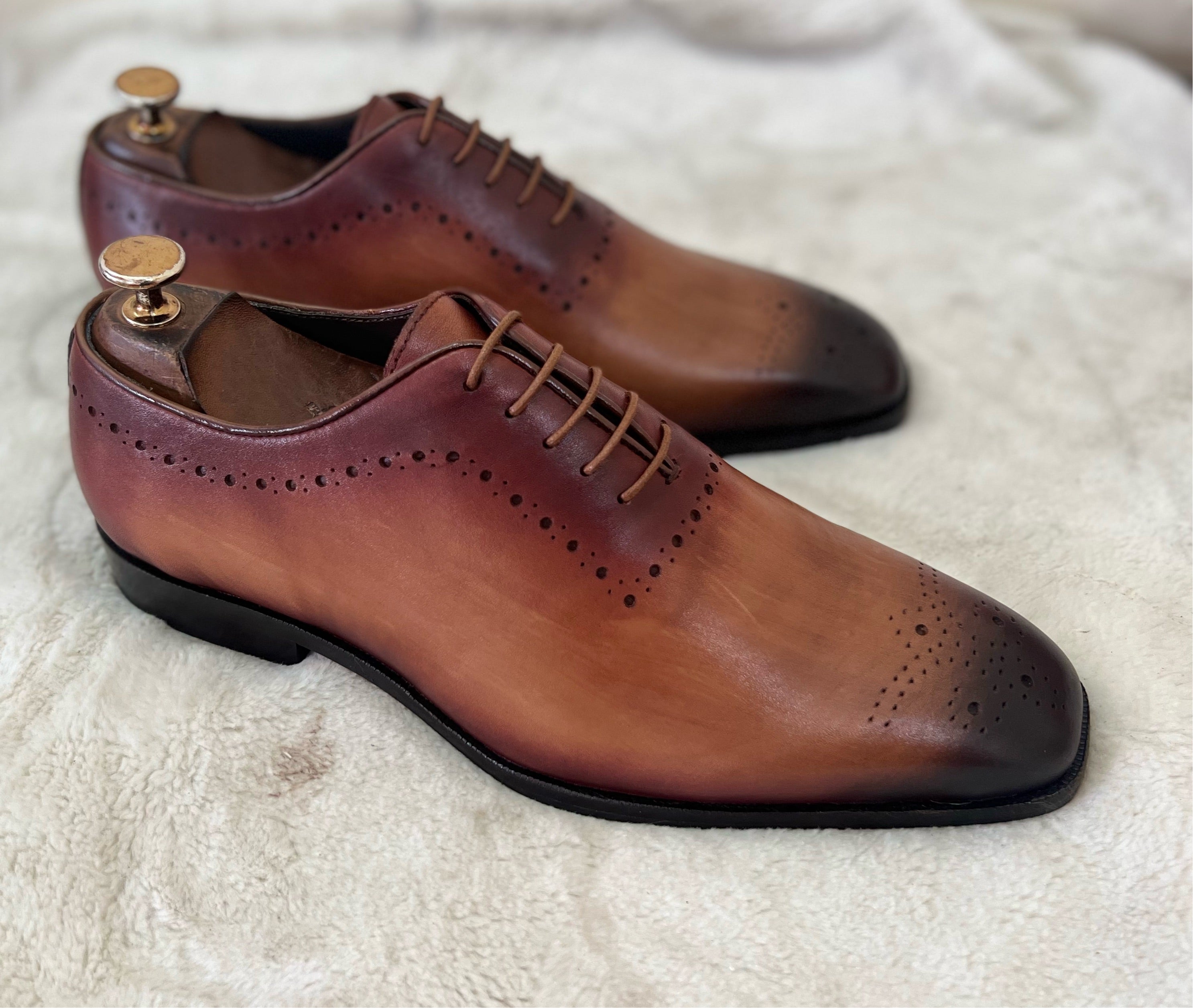 Hand Patina Oxfords