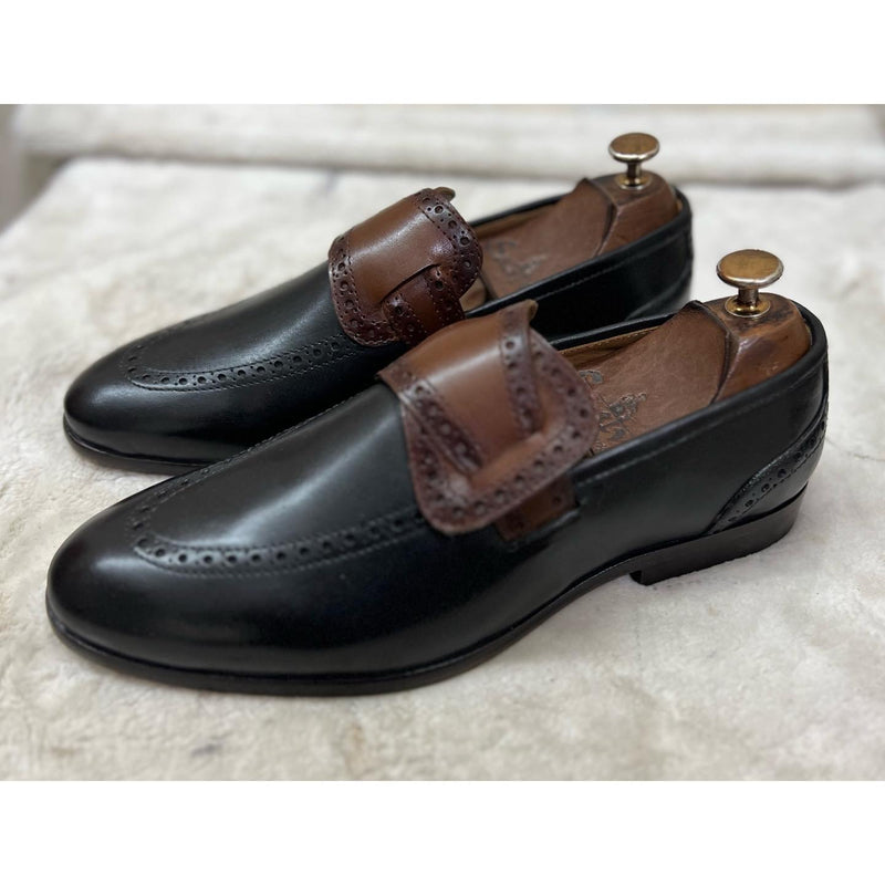 Black Butterfly Loafers