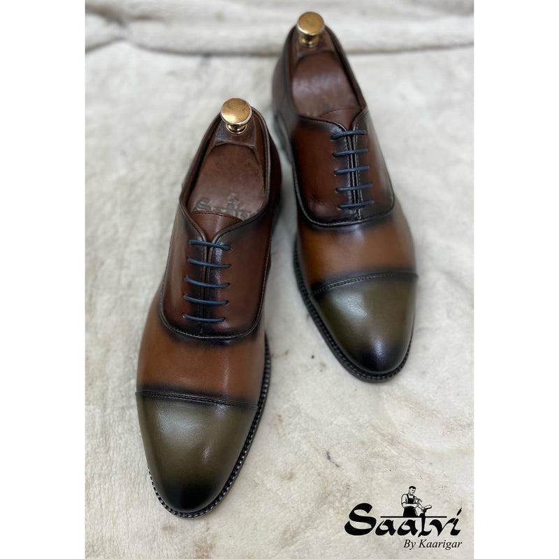 Multi Colour Oxfords Hand Finished